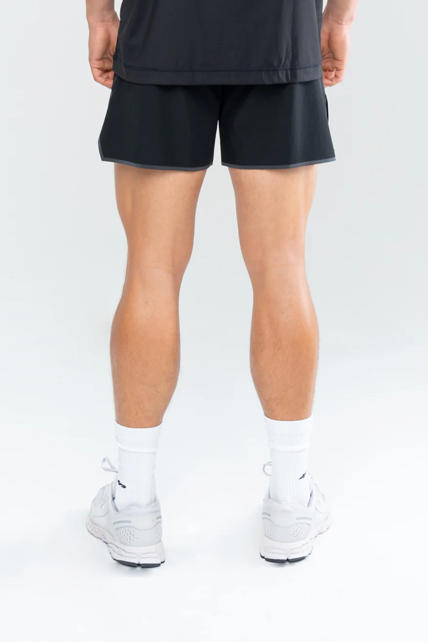 MEN'S PERFORMANCE TRAINING SHORTS - JET BLACK - Image 7