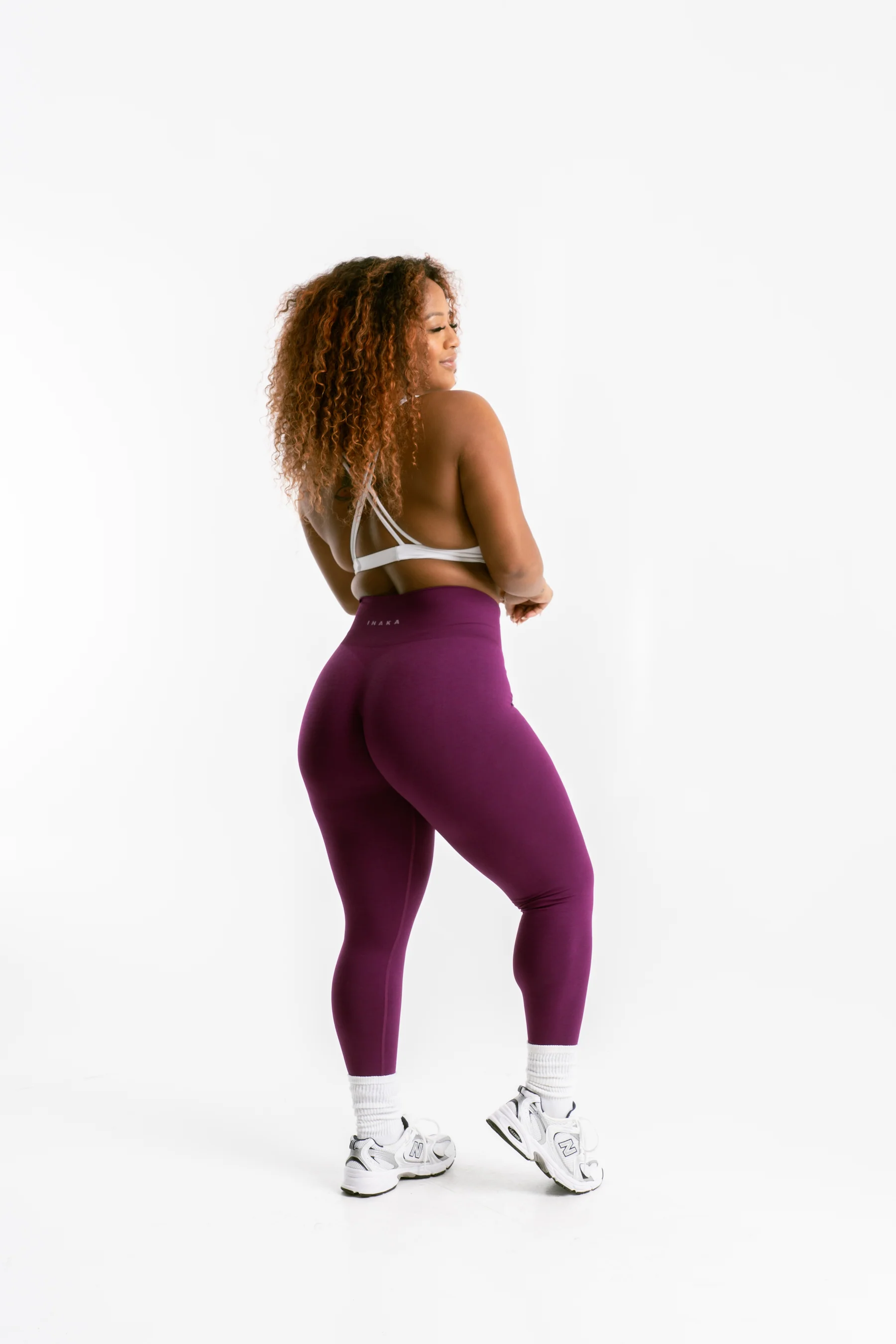 STELLA LEGGINGS - PLUM - Image 6